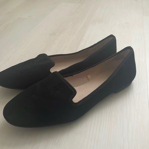 H&M velvet work flats